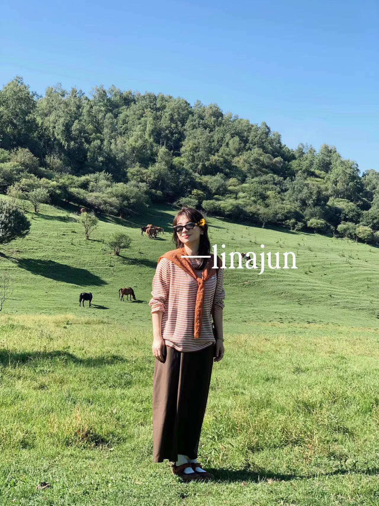 8.16秋季新款韩系松弛感宽松立体剪裁咖色休闲松紧半身裙