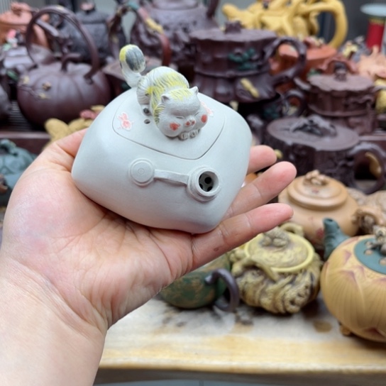 茶壶紫砂千***骑紫砂茶具