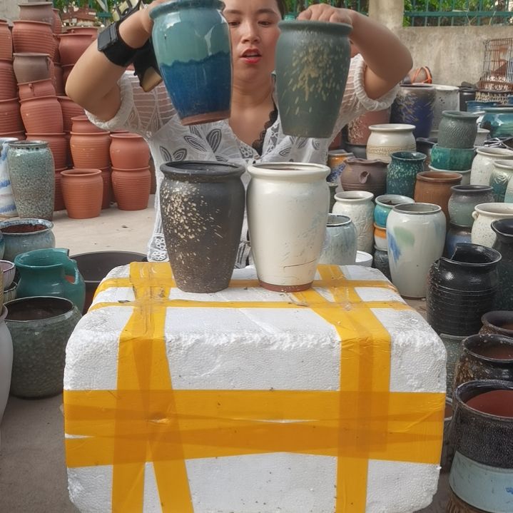 口12高18四个盆子