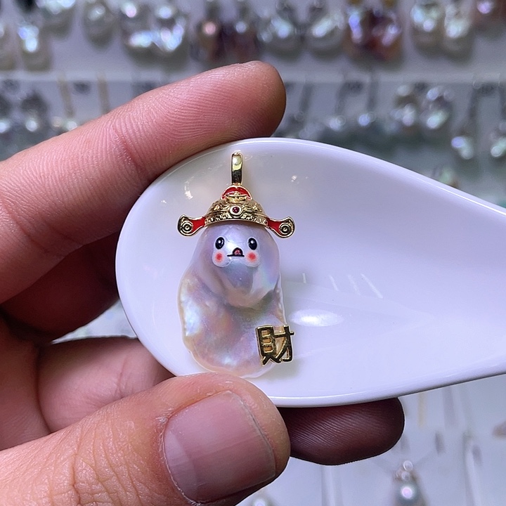 未镶嵌淡水珍珠颈饰04