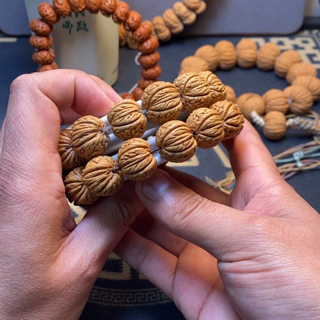 桃核吊坠大开口铁扇桃核18