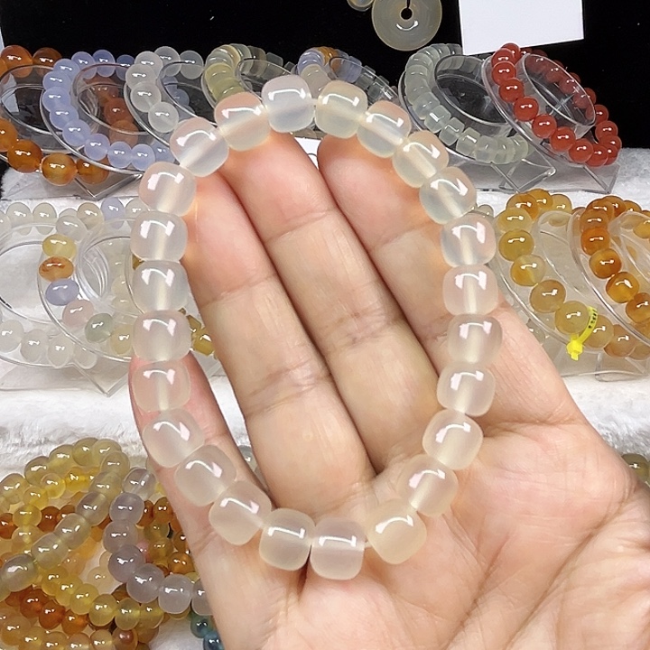 玛瑙/玉髓合金手链