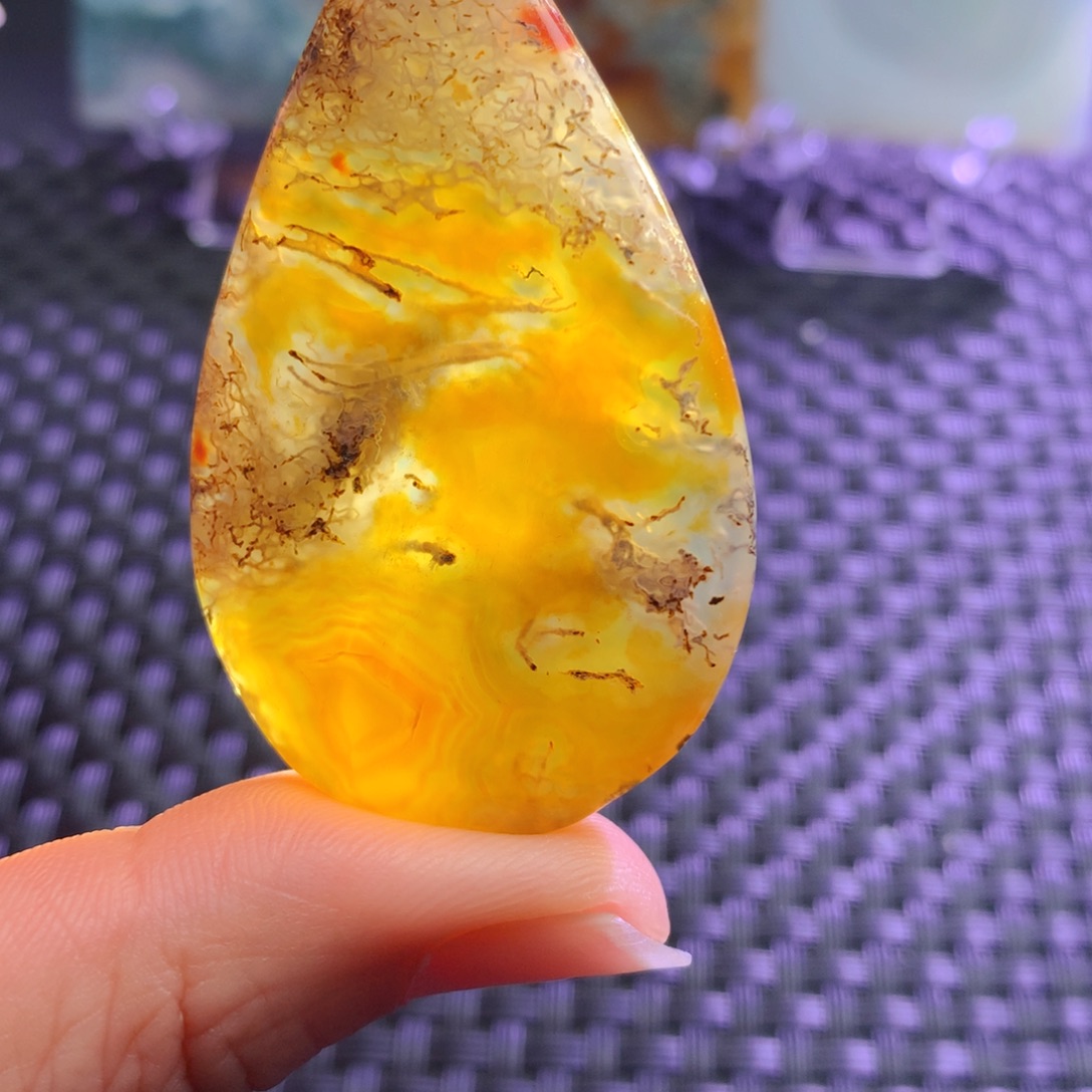 一***开玛瑙/玉髓合金颈饰