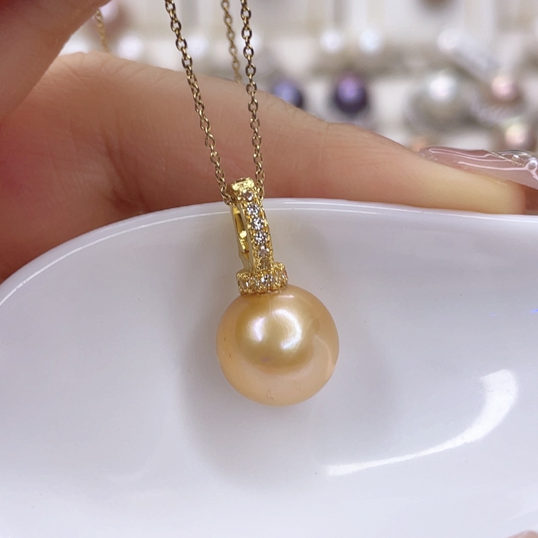 淡水珍珠未镶嵌吊坠(赠链)