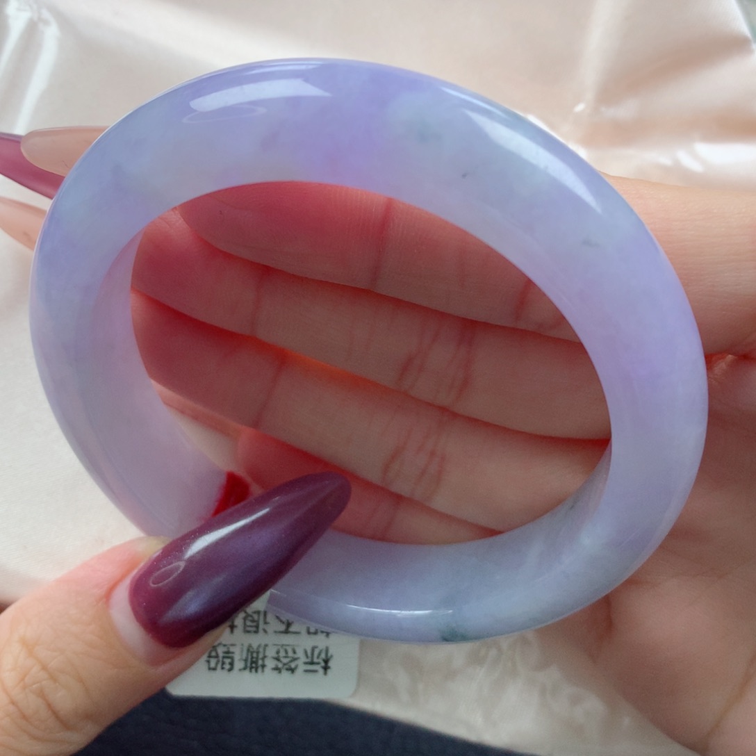 未镶嵌手镯翡翠缅甸天然翡翠A货56.8