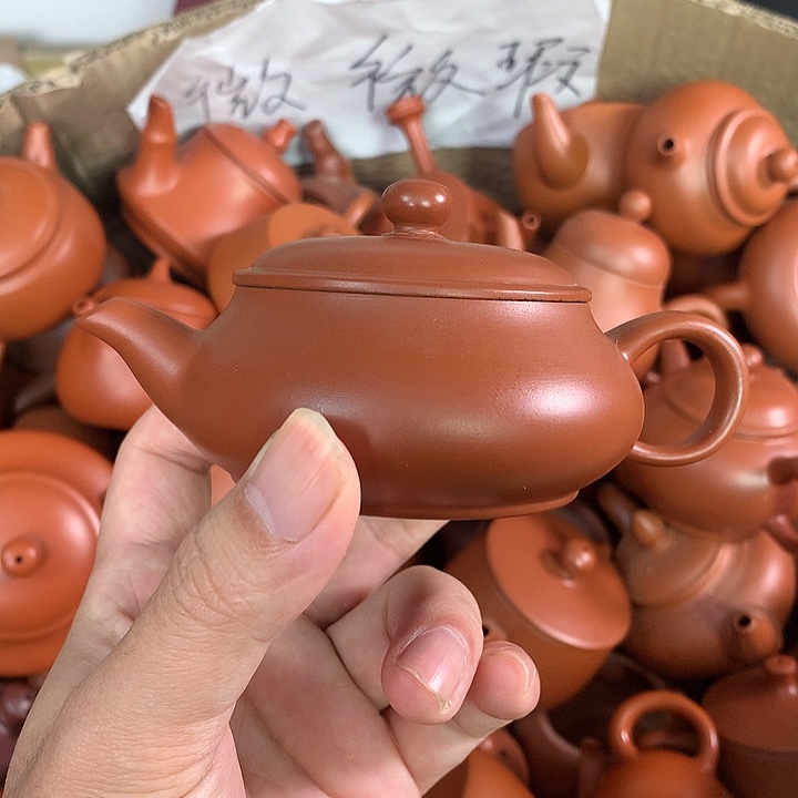 原矿朱泥茶具茶壶家用130