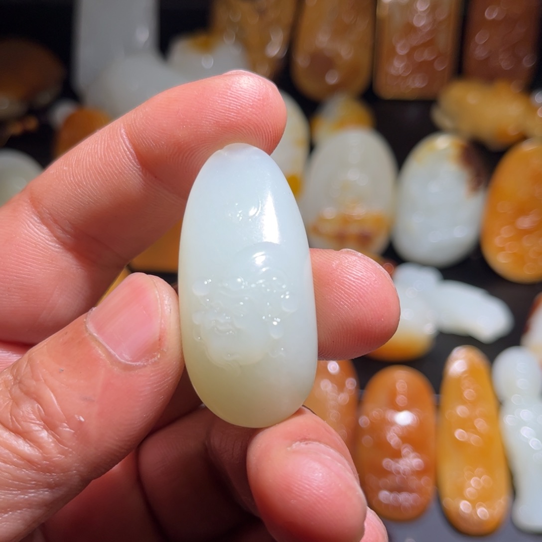 和田玉挂件未镶嵌龚*迁