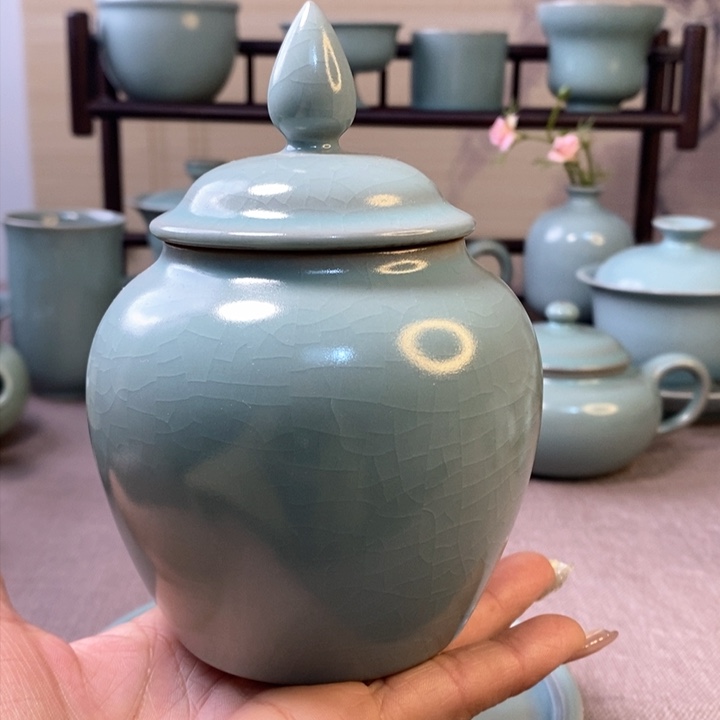 原产地汝瓷茶仓一