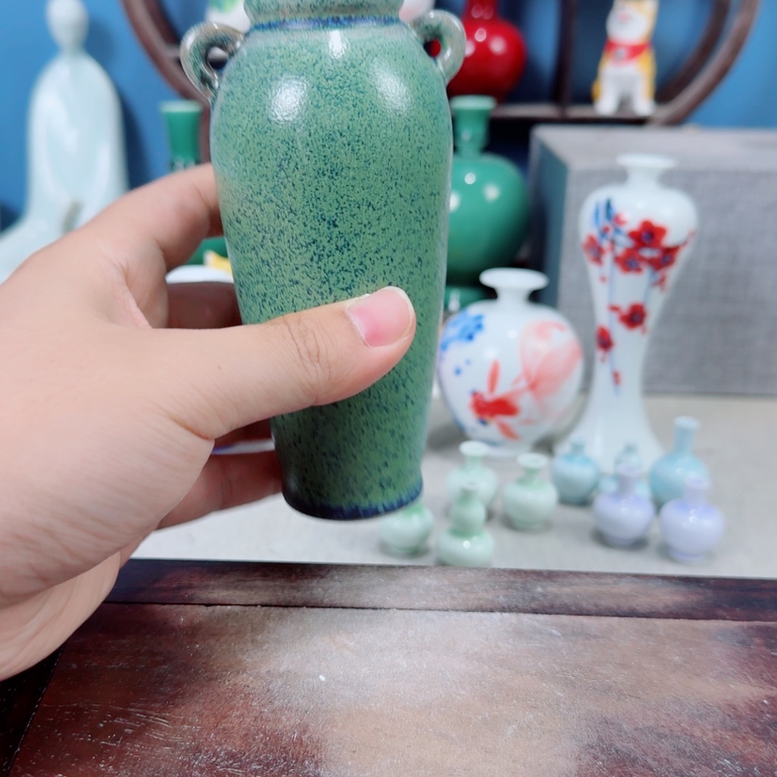 陶瓷手工小花器摆件