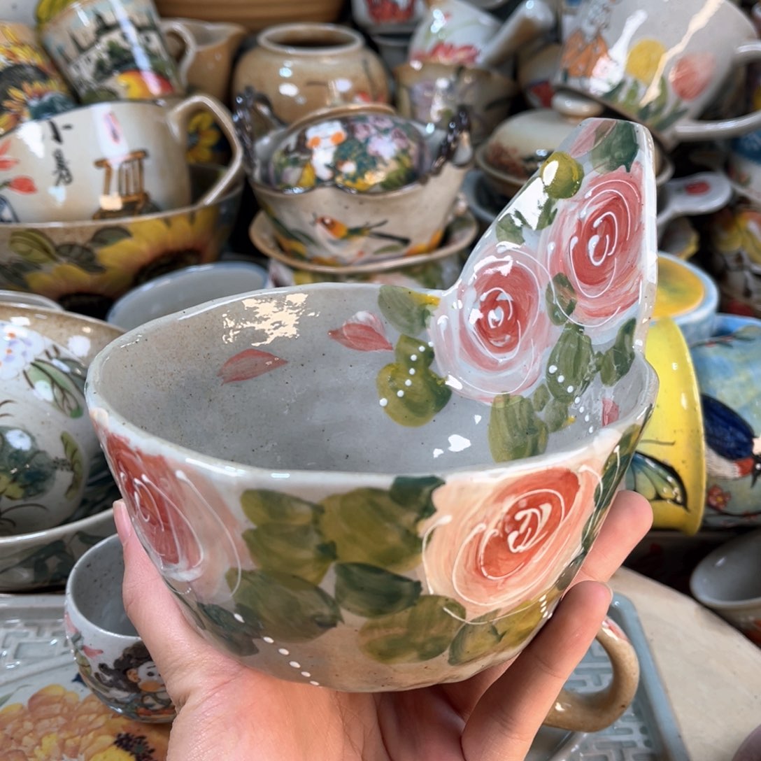 景德镇手工手绘杯