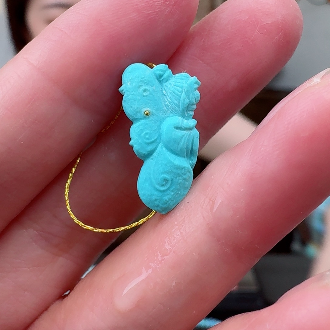 未镶嵌绿松石珠宝奇石