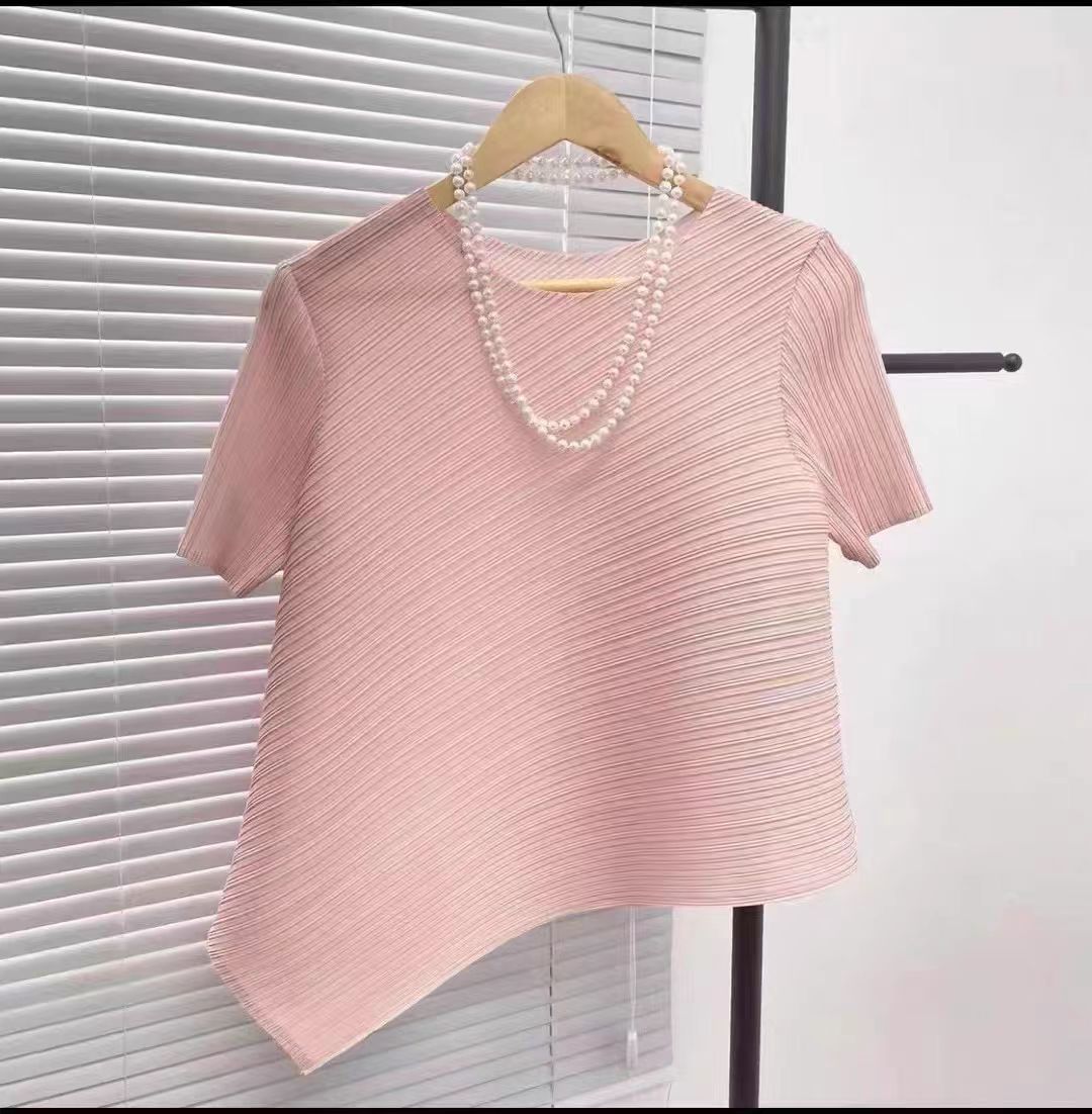 三宅褶皱上衣~~微暇~~no退no换~~介意勿拍