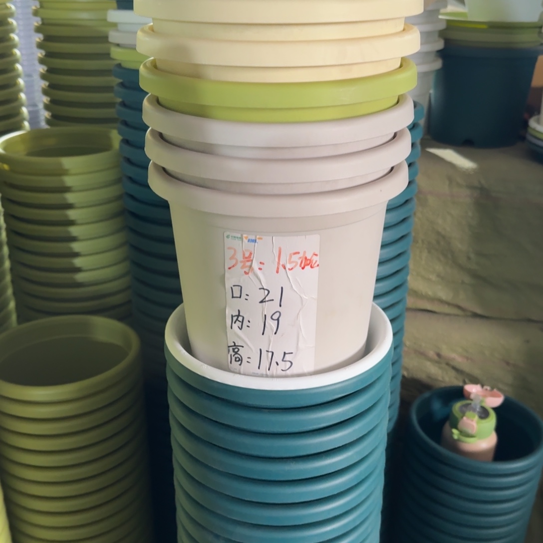 四季3#口径21无拖灰白10个