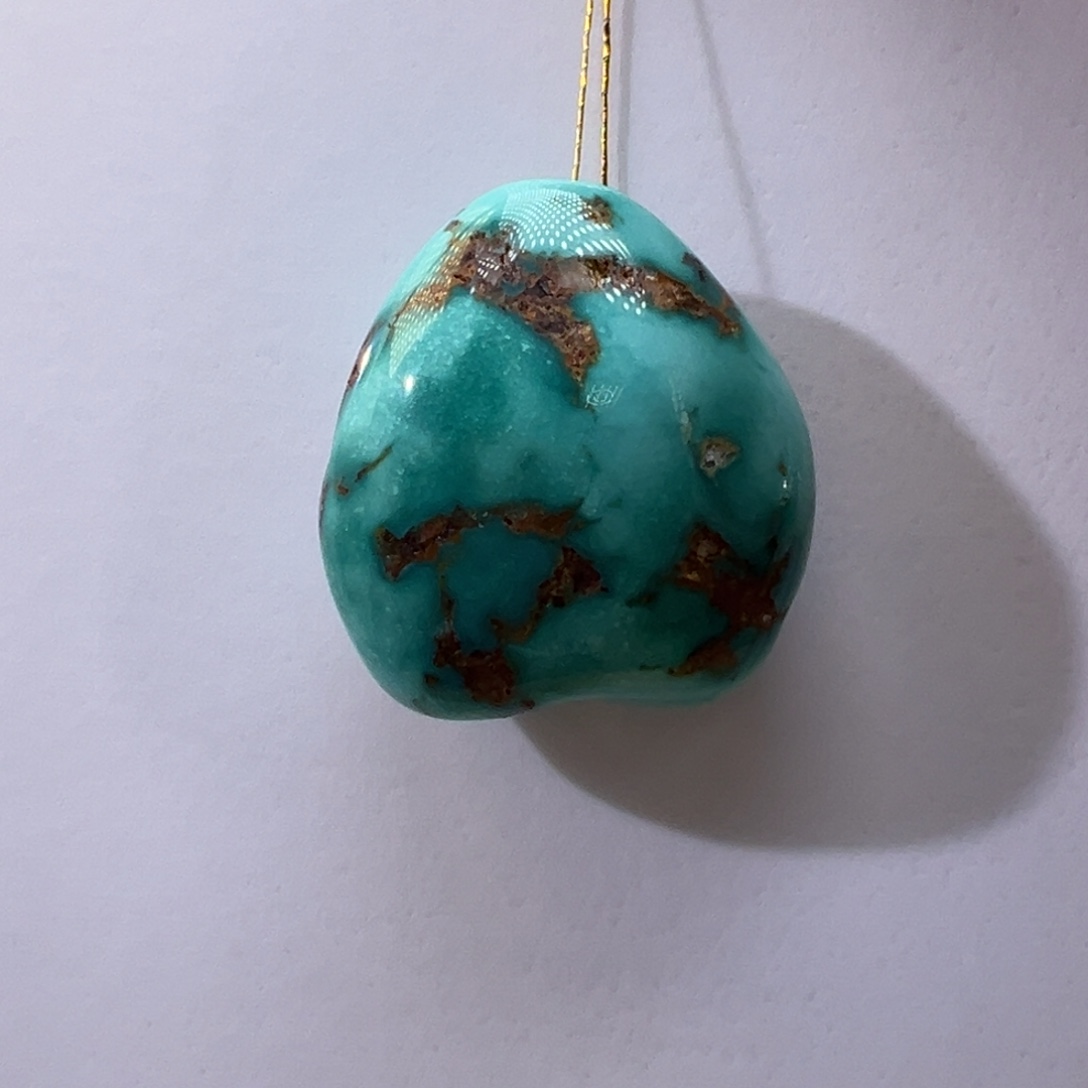 绿松石未镶嵌挂件