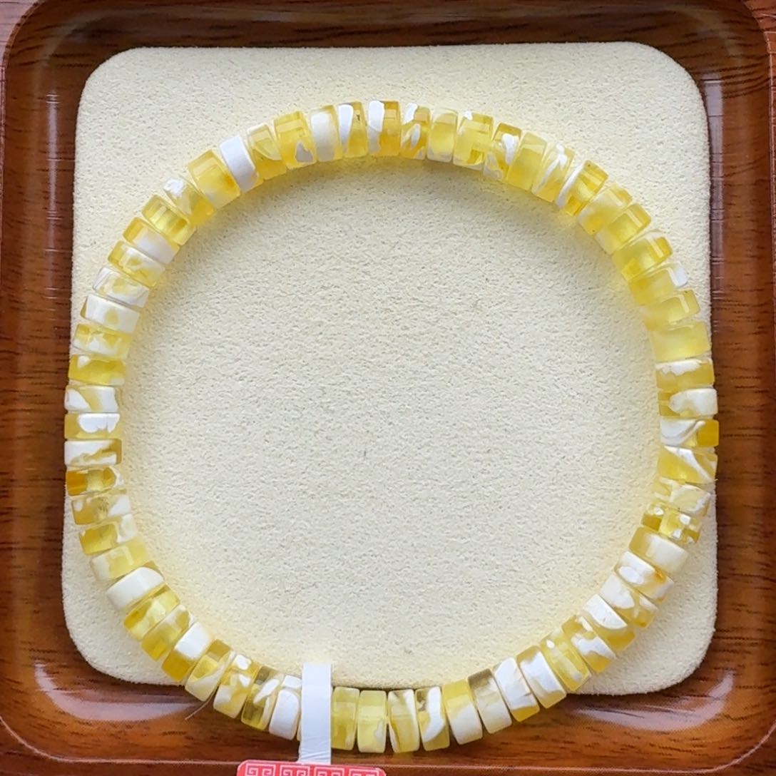 琥珀手链未镶嵌话**死