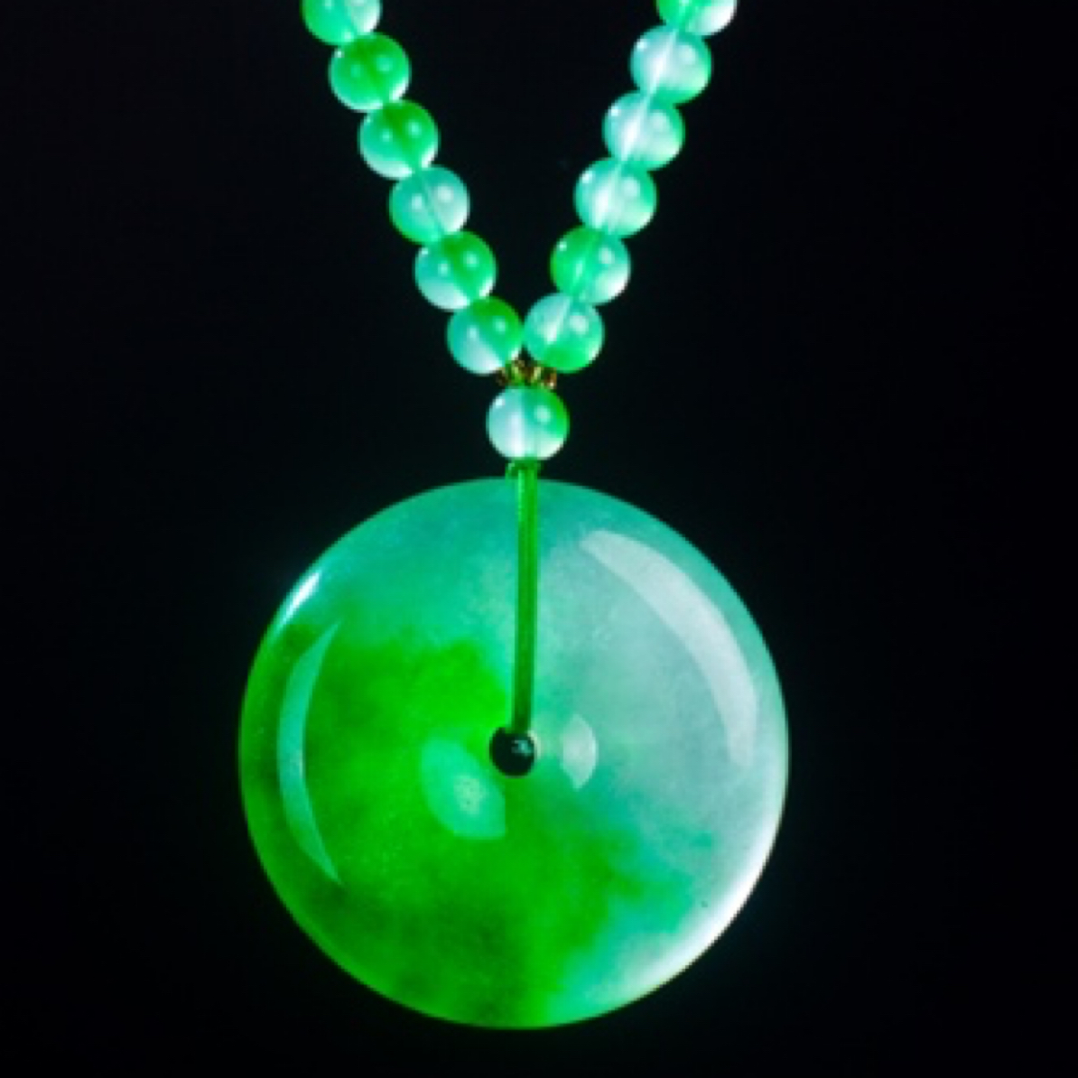 ｛小军高端甄选｝Dsj59精美时尚绿色平安扣