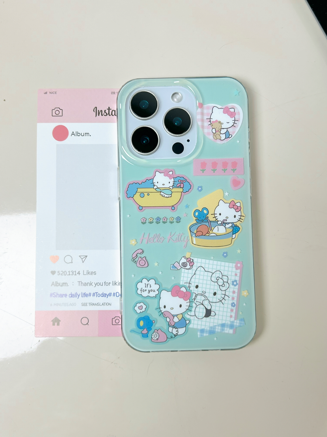 IMD手机壳冲凉洗澡kitty适用苹果16iPhone15华为小米oppovivo