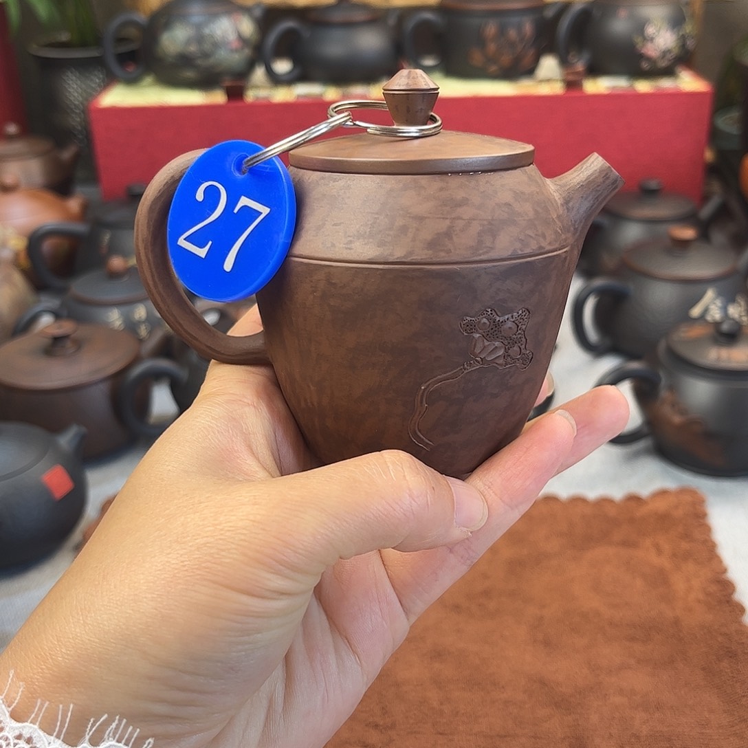 150毫升微微瑕纯手工浮雕手磨