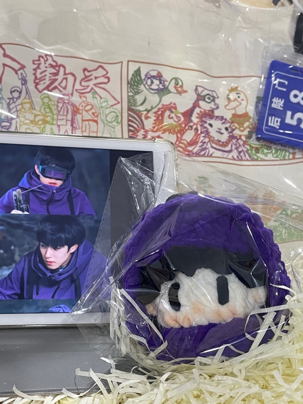 大包子紫衣战神一博博十个勤天手工钩织玩偶