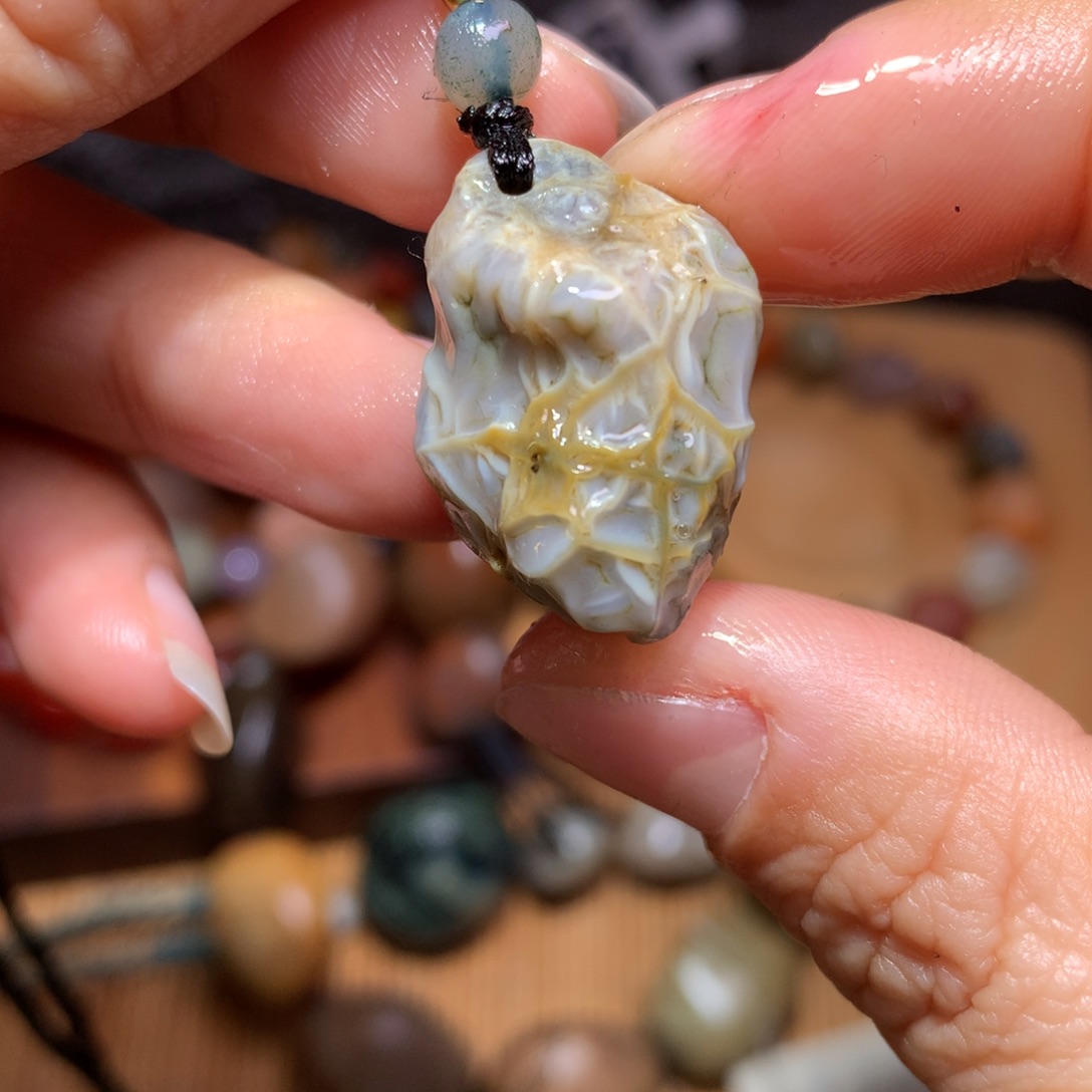 未镶嵌玛瑙/玉髓珠宝半成品