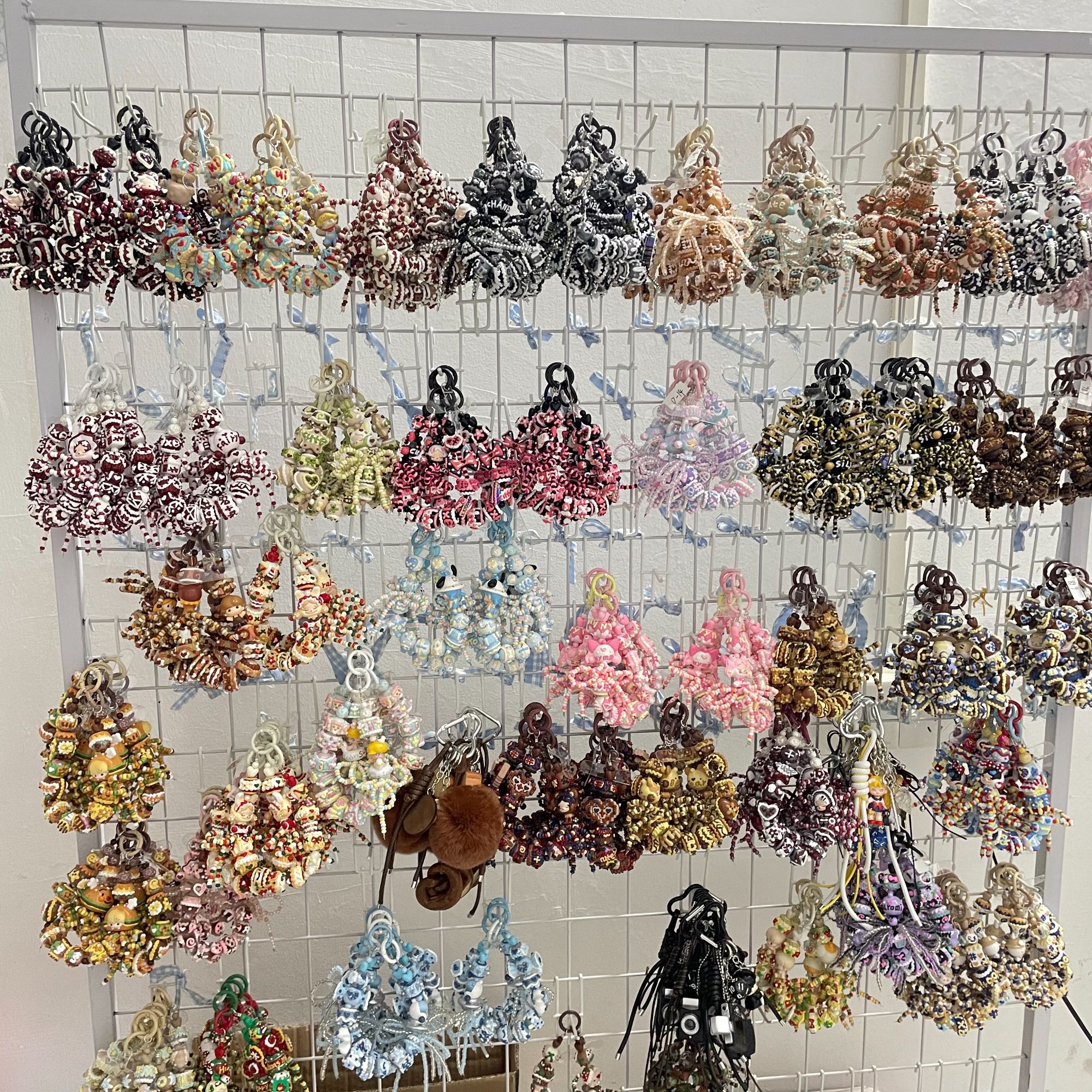 DIY手工饰品手工穿珠可爱仙女风视频包挂精致挂件手工制作