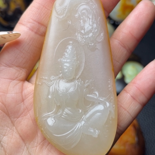 和田玉挂件未镶嵌