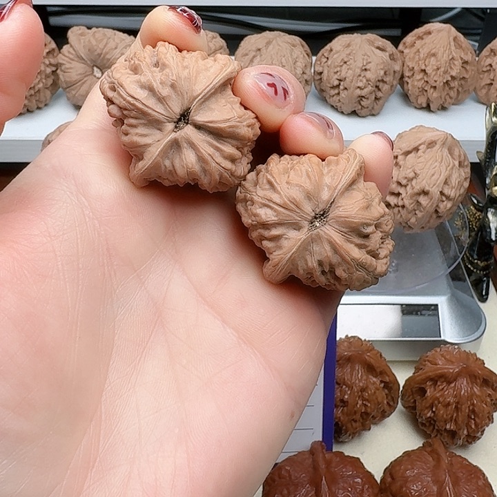 文玩核桃吊坠35全品毕业对赤龙鸡心（正）