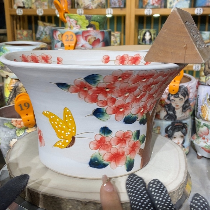 红陶景德镇艺术手绘作品