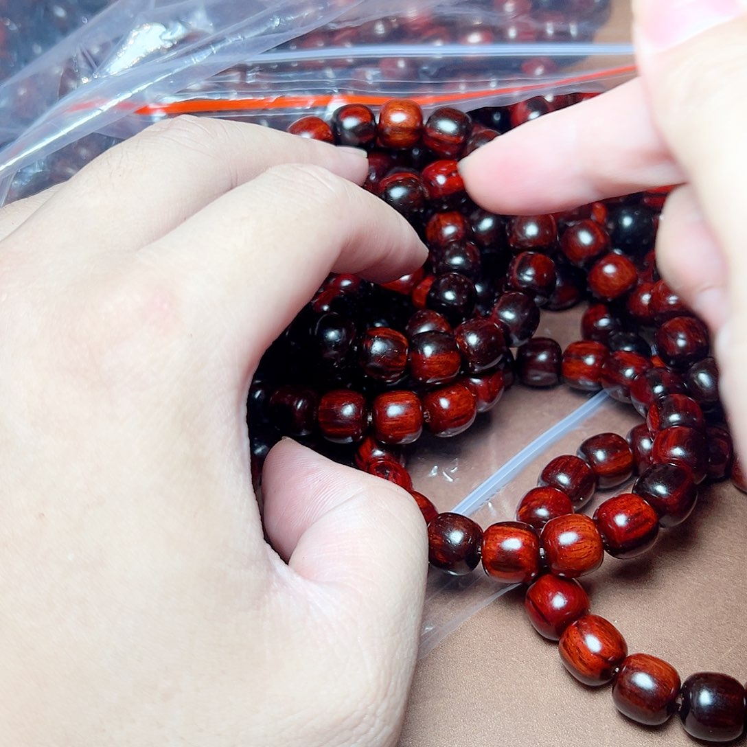 小叶紫檀手串/手链12老型琴料金星