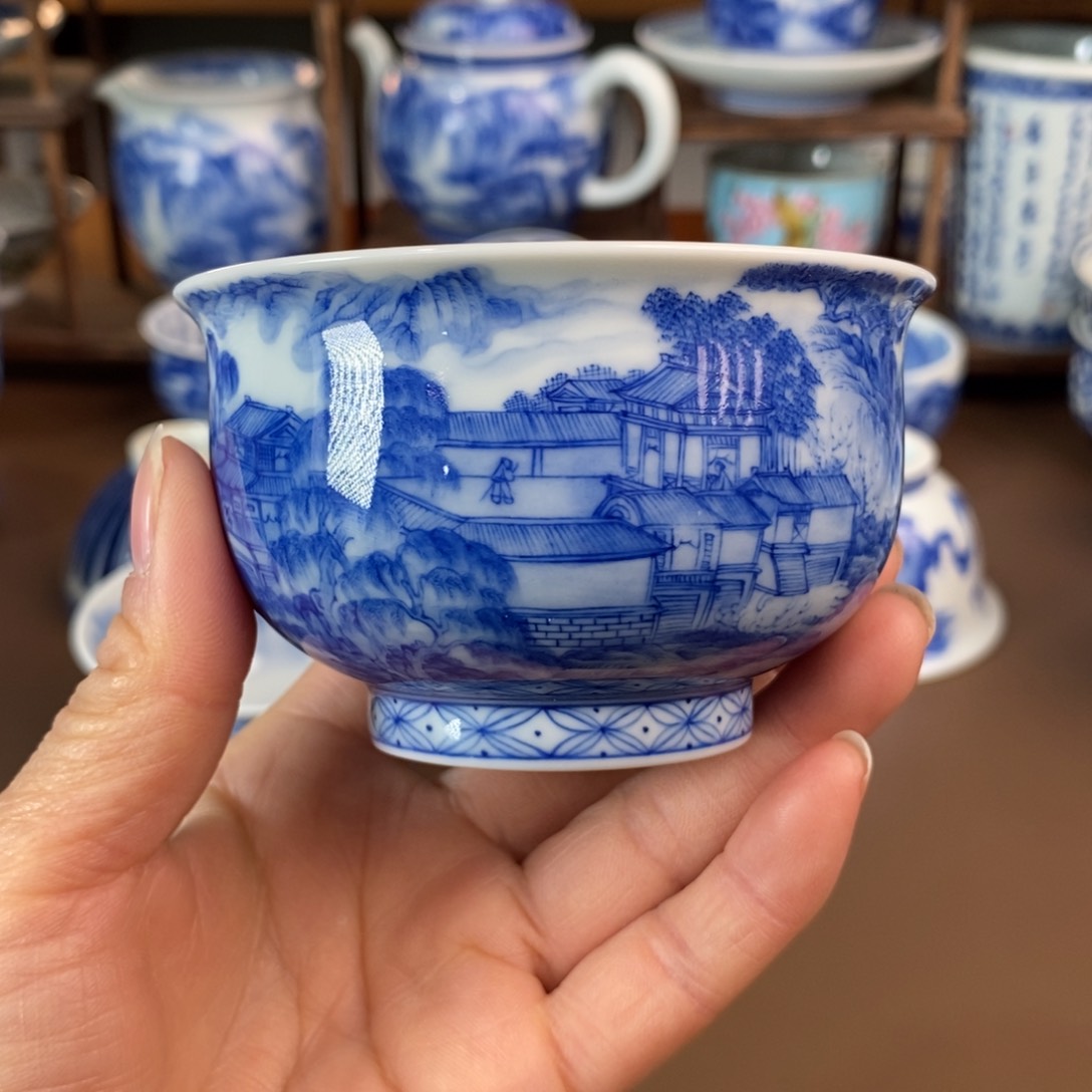 杯景德镇陶瓷手工手绘
