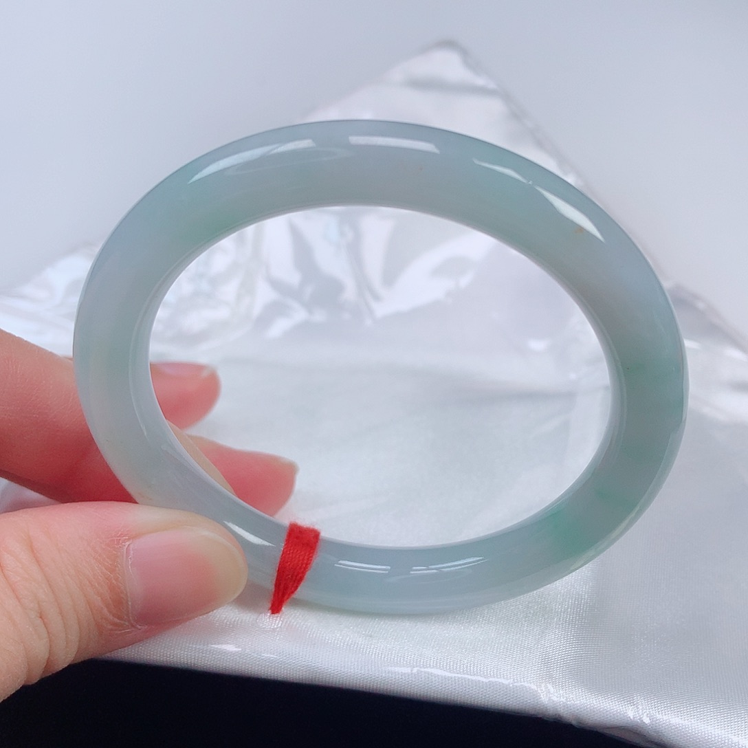 未镶嵌手镯翡翠53圆条