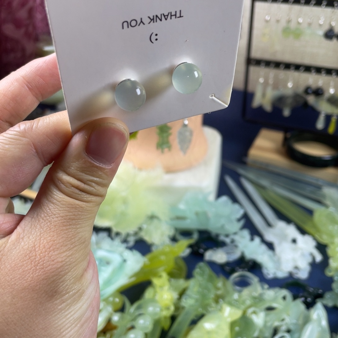 蛇纹石玉发饰未镶嵌