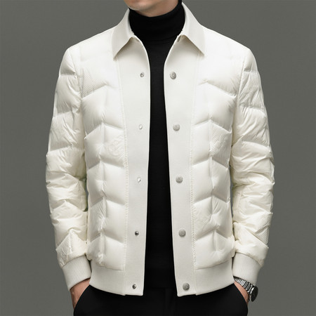 【六哥专属】设计师款轻奢限量轻薄保暖秋冬休闲舒适时尚轻薄翻领羽