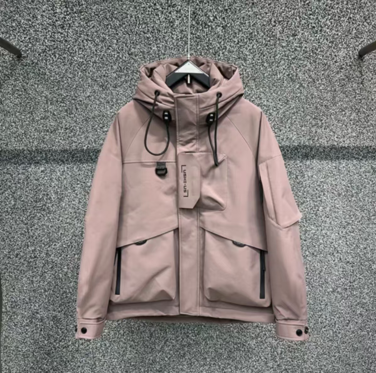 8820卡其-【骄阳似火-国标90】冬季情侣百搭保暖羽绒外套