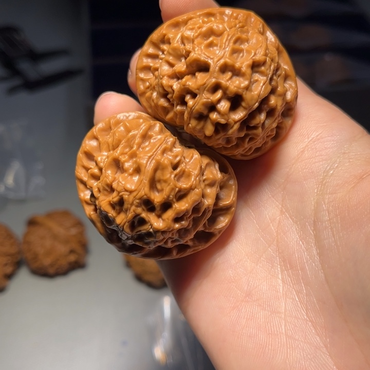 文玩核桃把件宫灯095