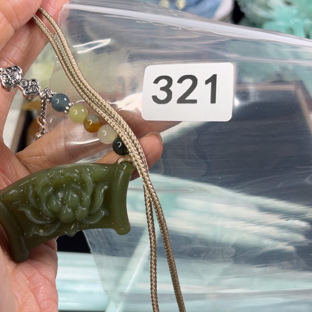 岫玉未镶嵌耳饰北****2