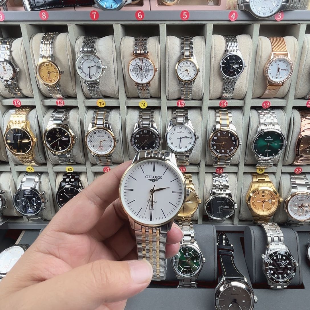 钢锻造碳石英机芯西罗石英男表