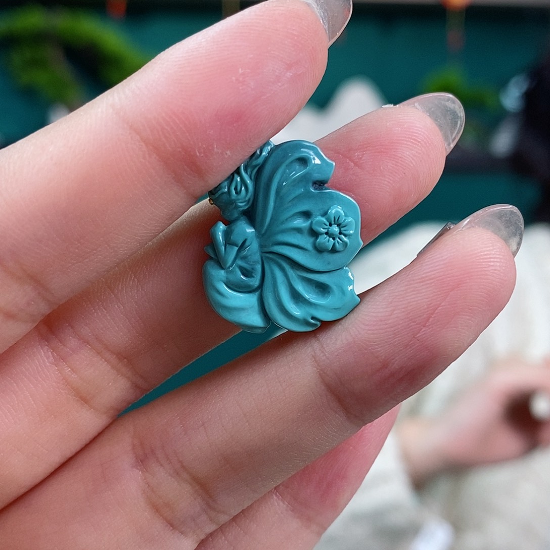 绿松石珠宝奇石未镶嵌