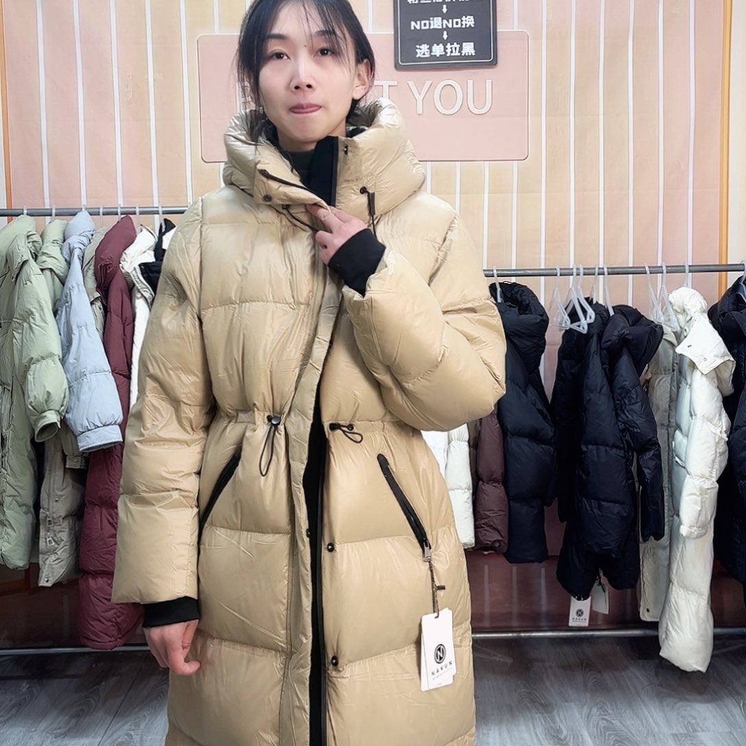 咖色鹅鹅外套女秋冬