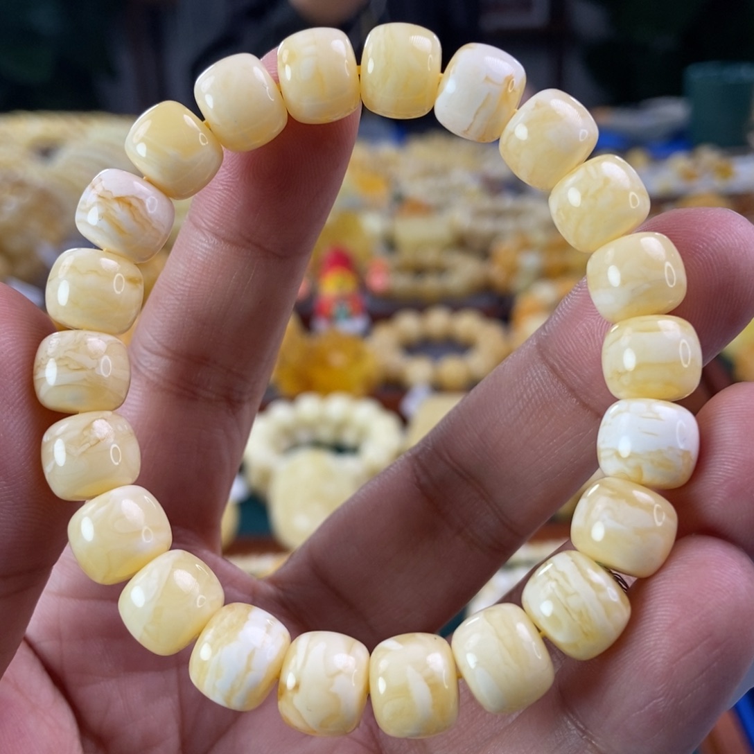 琥珀珠宝奇石未镶嵌10虎皮纹老型14.42