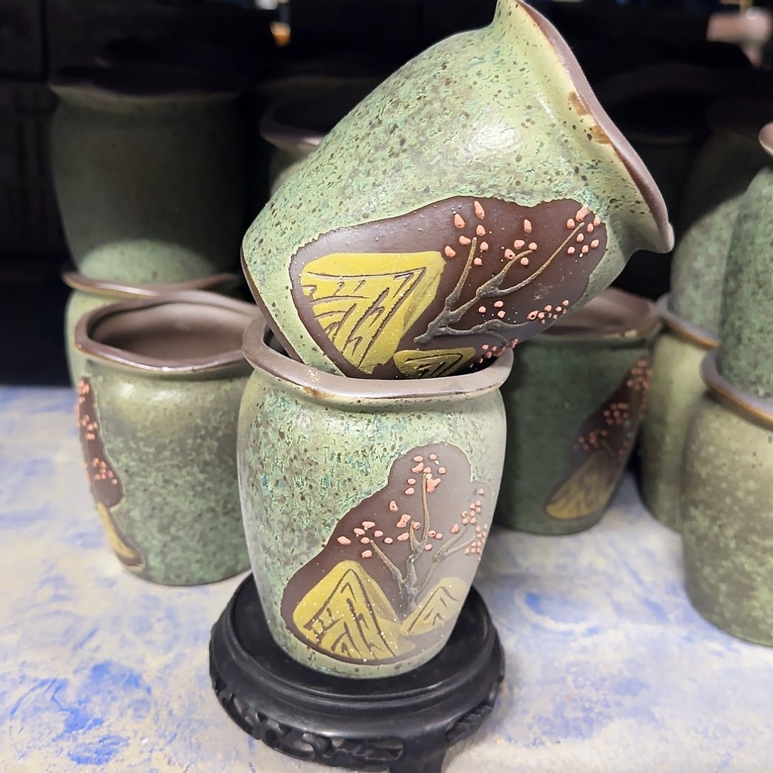 陶瓷4件套送塑料托盘，凑9元发4085