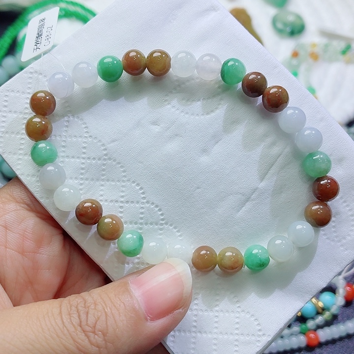 翡翠未镶嵌手链手串