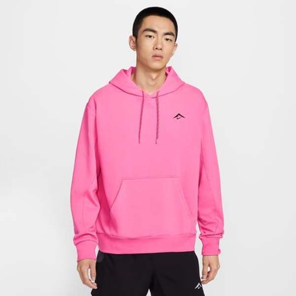 官方正品男子粉色连帽运动卫衣HJ3571-684