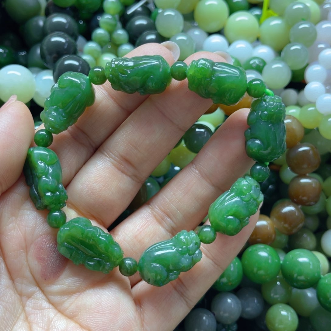 和田玉手链未镶嵌