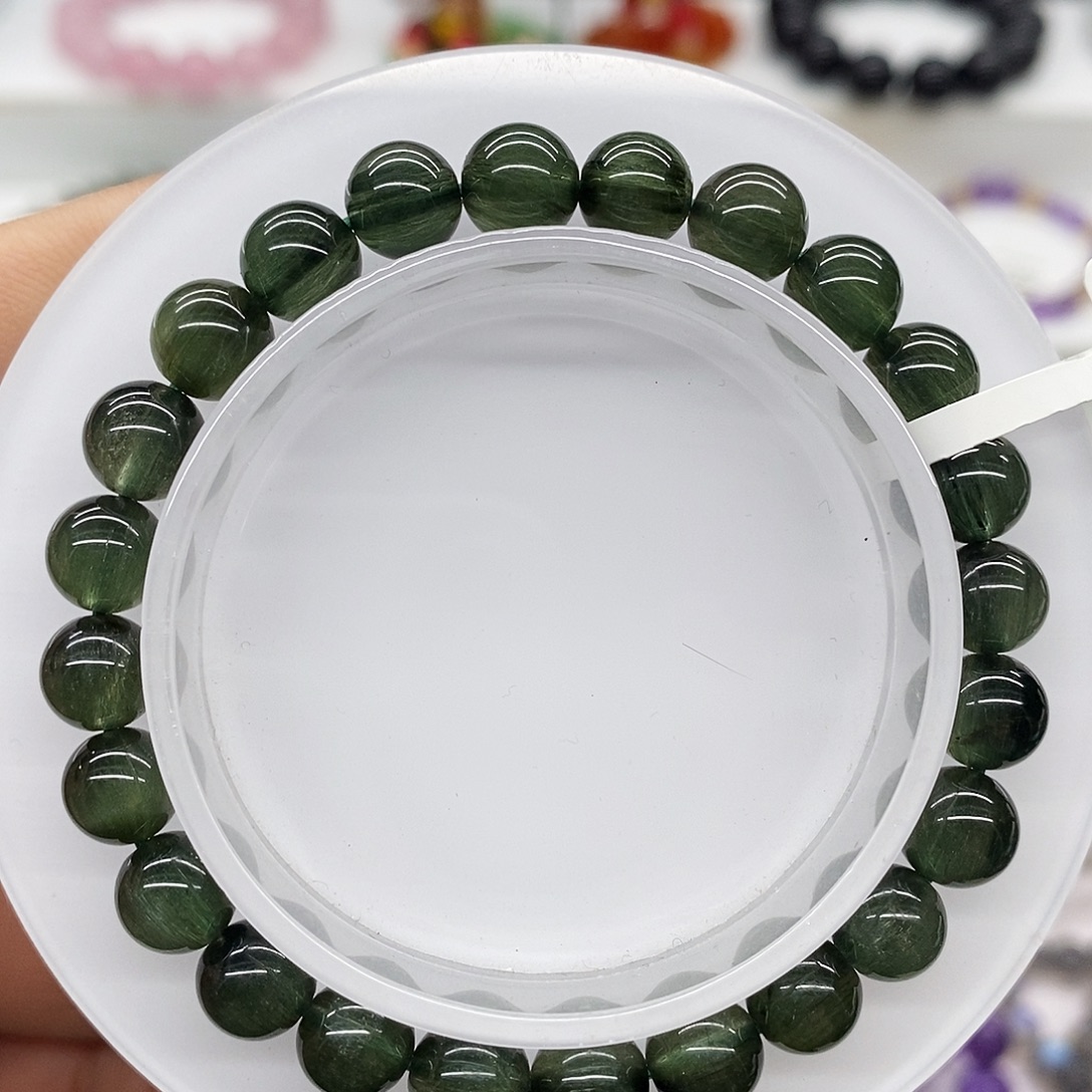 手串未镶嵌水晶绿发晶7.8