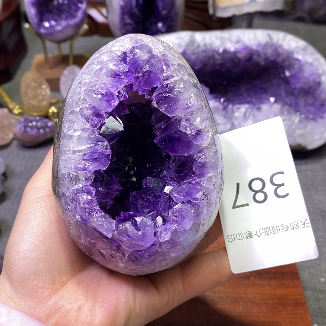 紫晶珠宝半成品未镶嵌