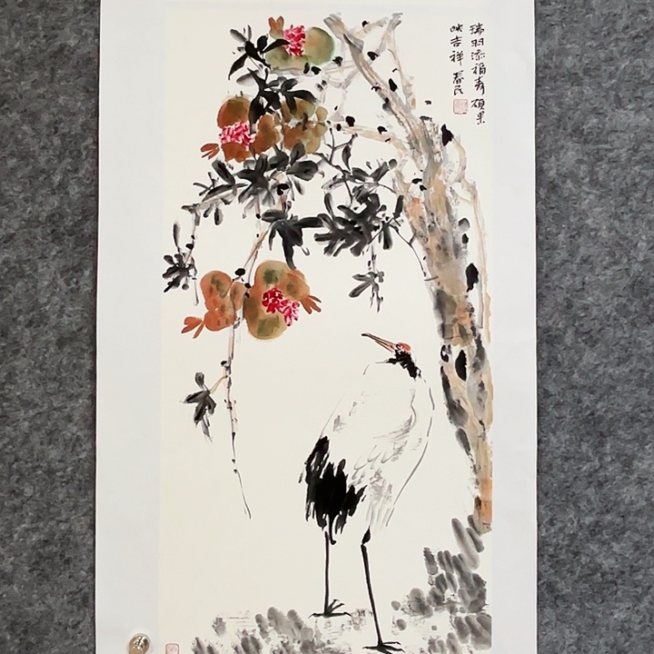 国画闲堂春民国画作品