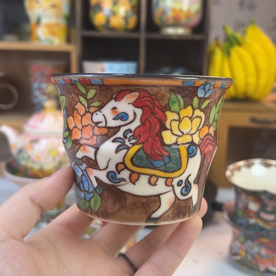 瓷原创手绘高温釉下彩