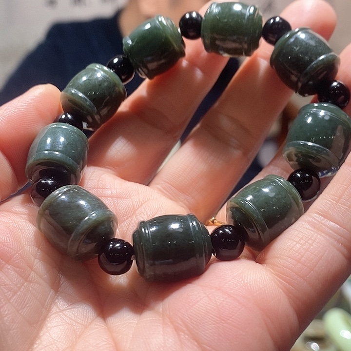 和田玉手链未镶嵌