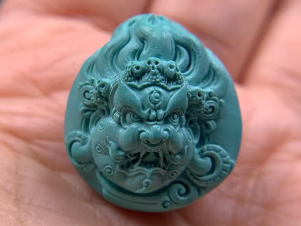 石方珠宝精品原矿绿松